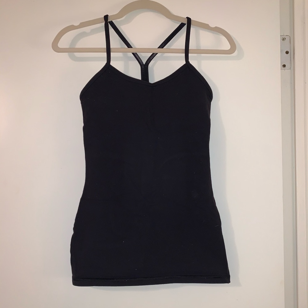 Lululemon Y back power tank black